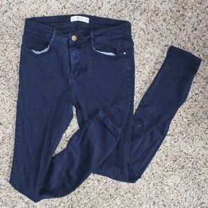 👉ZARA✨Dark Blue Denim Skinny Jeans💙 EUR 38✨USA 6